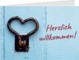 Besuchskarte: "Herzklopfer" Herzlich willkommen!