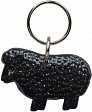 Schlüsselanhänger Schaf, schwarz