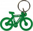 Schlüsselanhänger "Fahrrad" recycling, grün