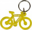 Schlüsselanhänger "Fahrrad" recycling, gelb