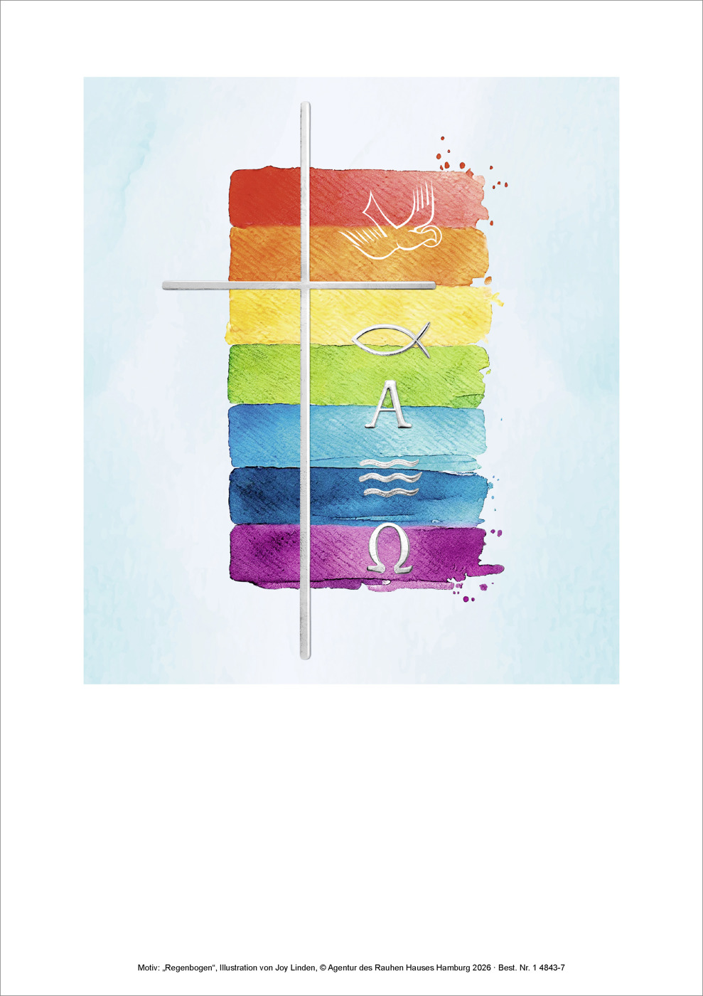 Einlegeblatt - Regenbogen