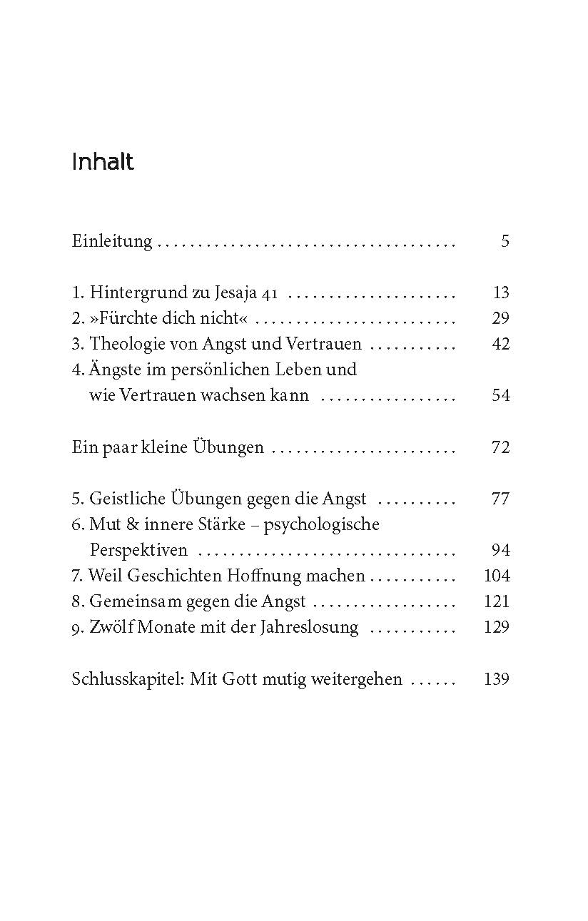 Fürchte dich nicht, denn ich bin mit dir