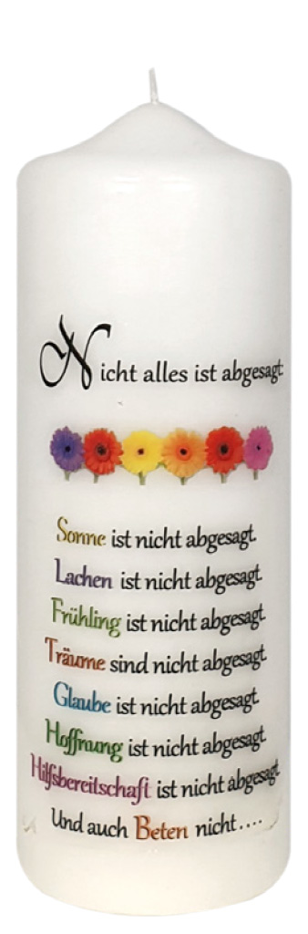 Kerze - Nicht alles ist abgesagt