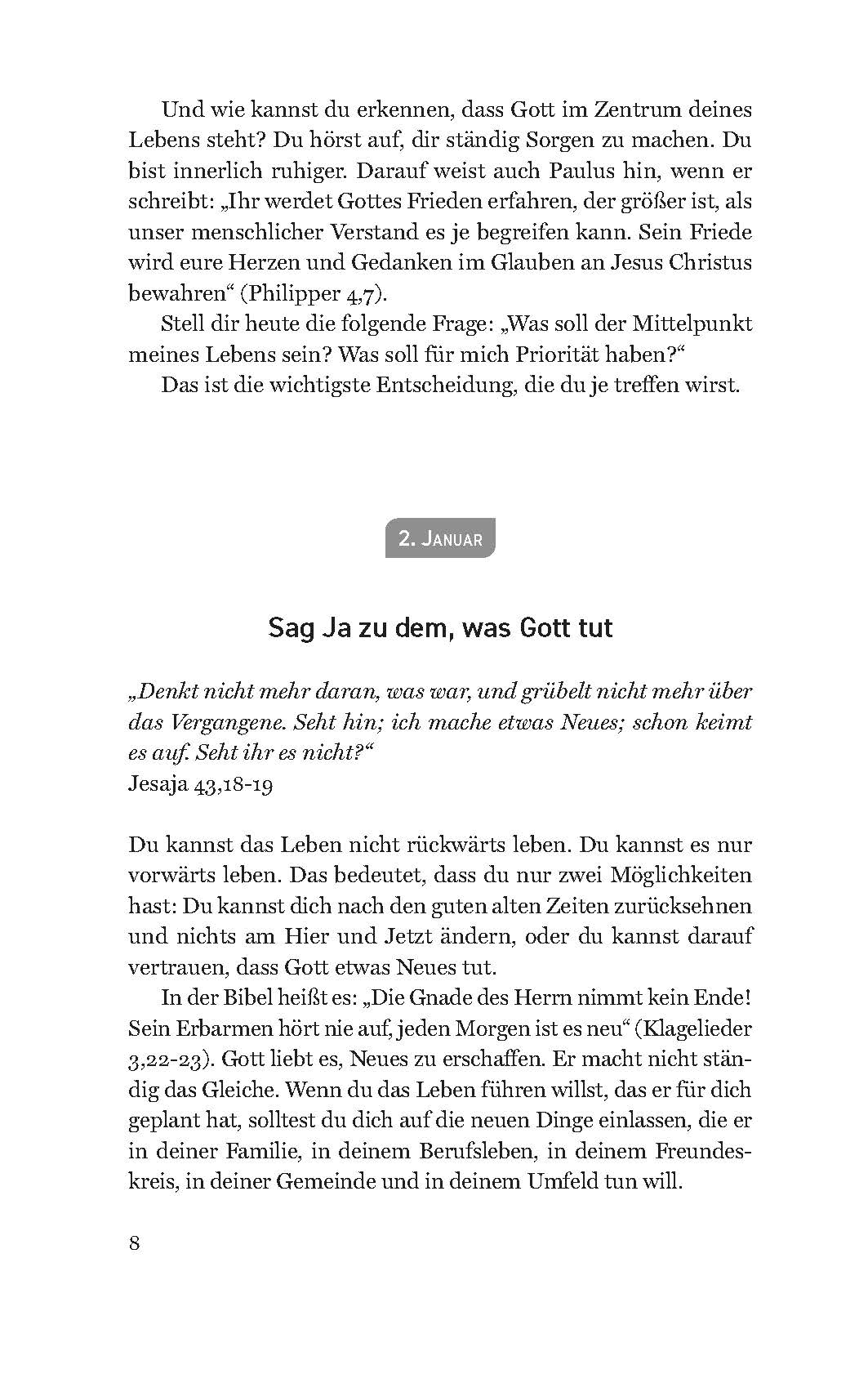 In deinen Händen liegt mein Tag