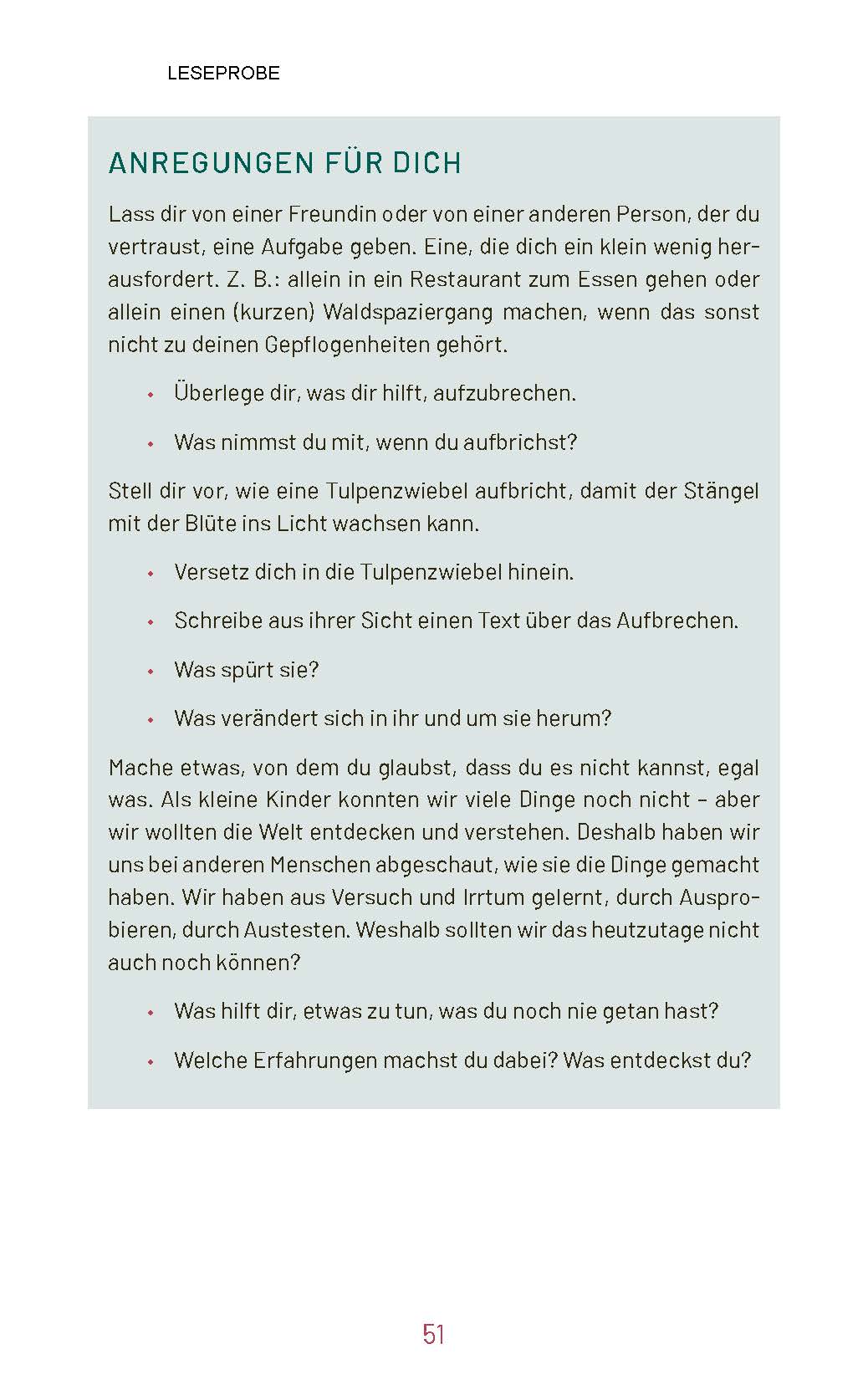 Wenn das Leben Blüten treibt