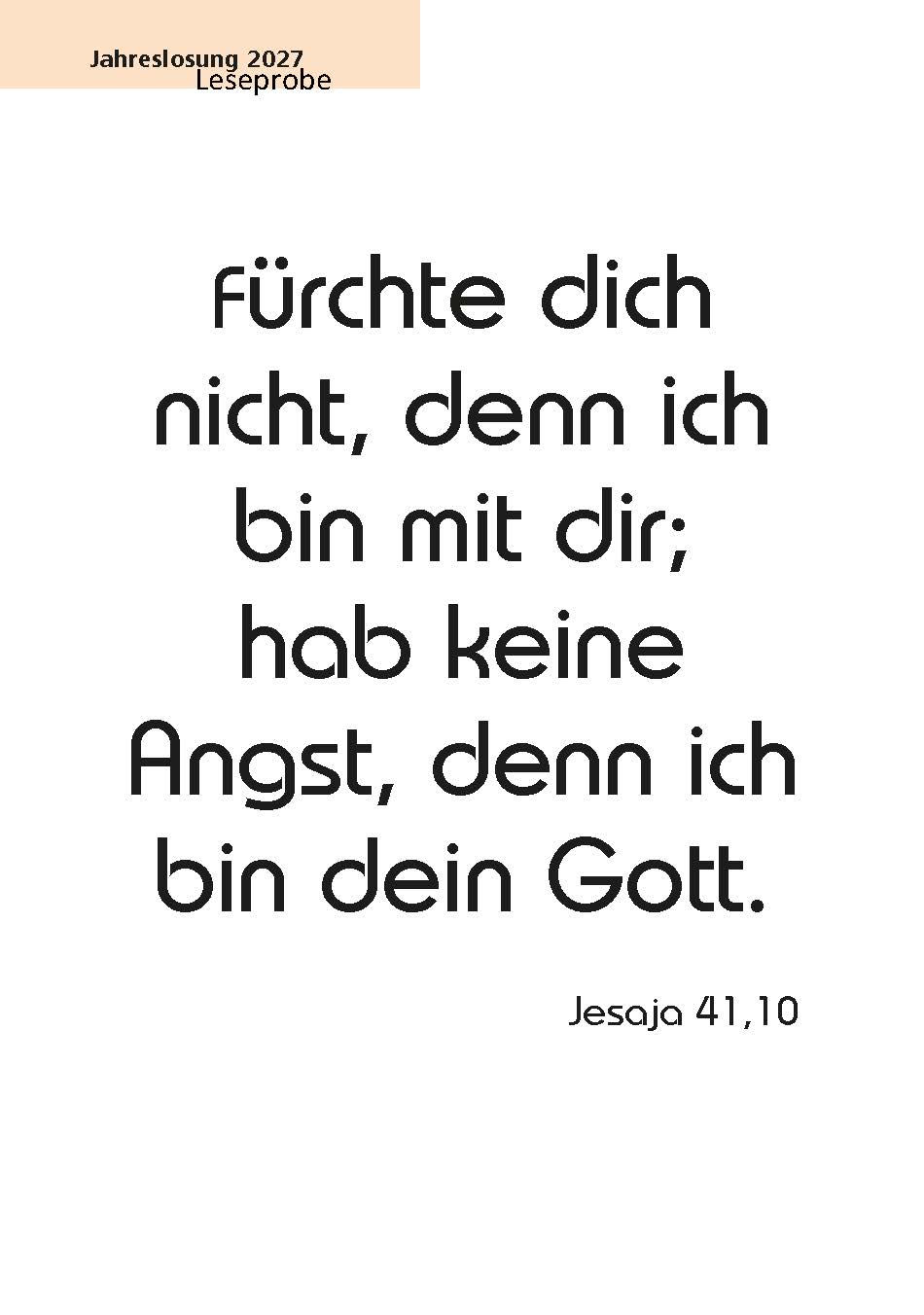 Gottes Wort für jeden Tag 2027