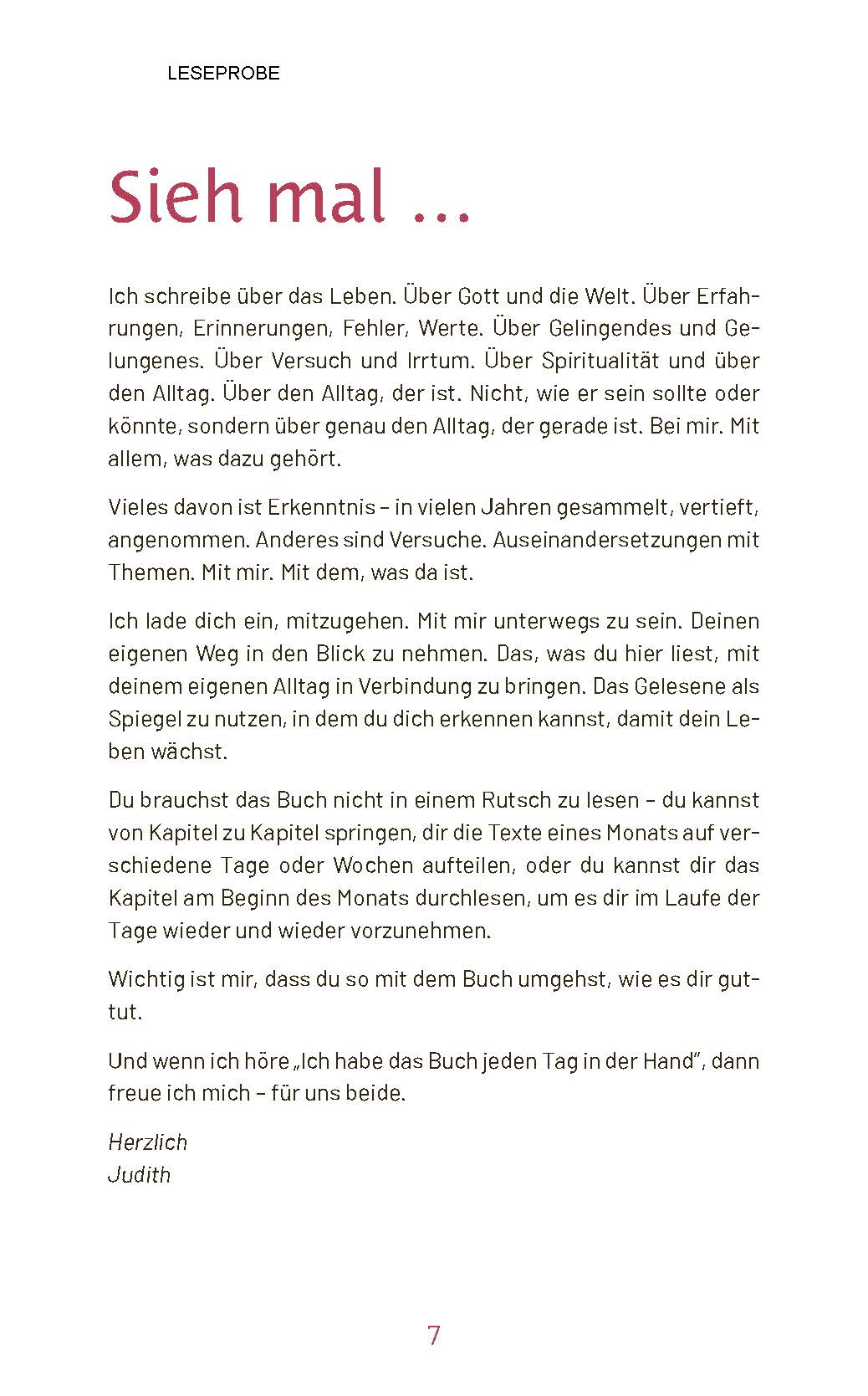 Wenn das Leben Blüten treibt
