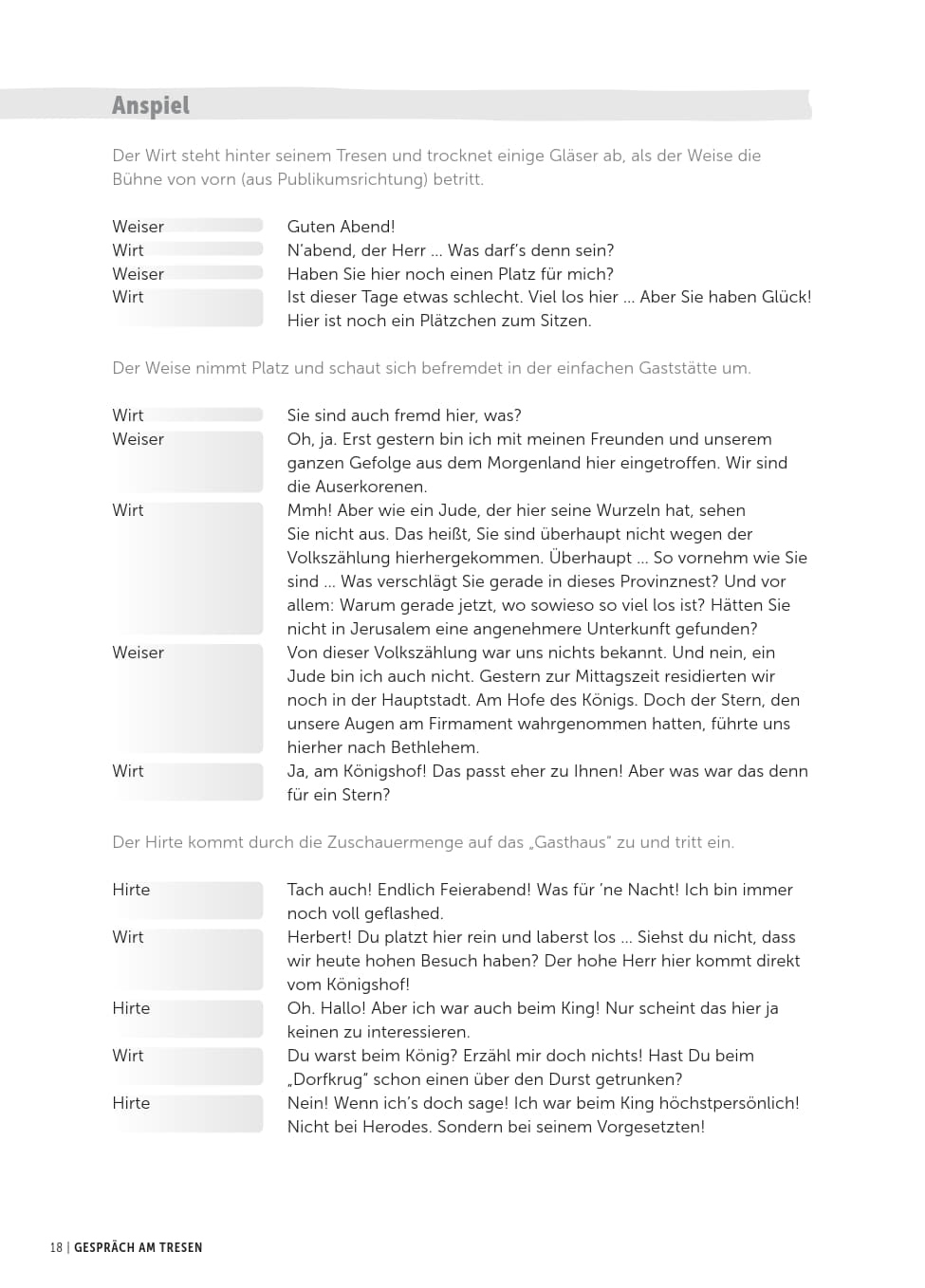 Krippe im Rampenlicht