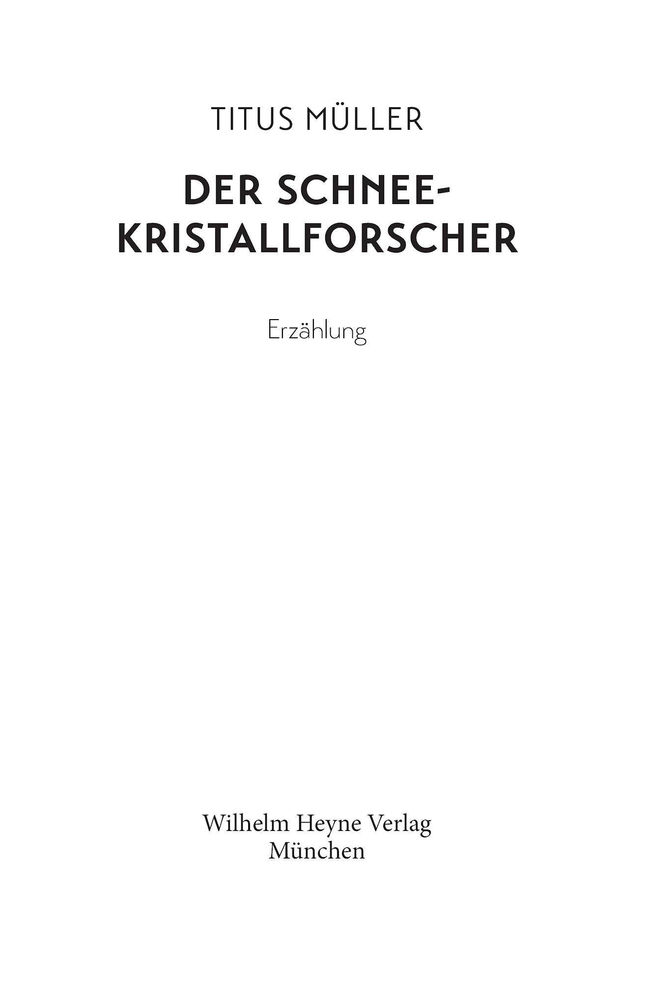 Der Schneekristallforscher