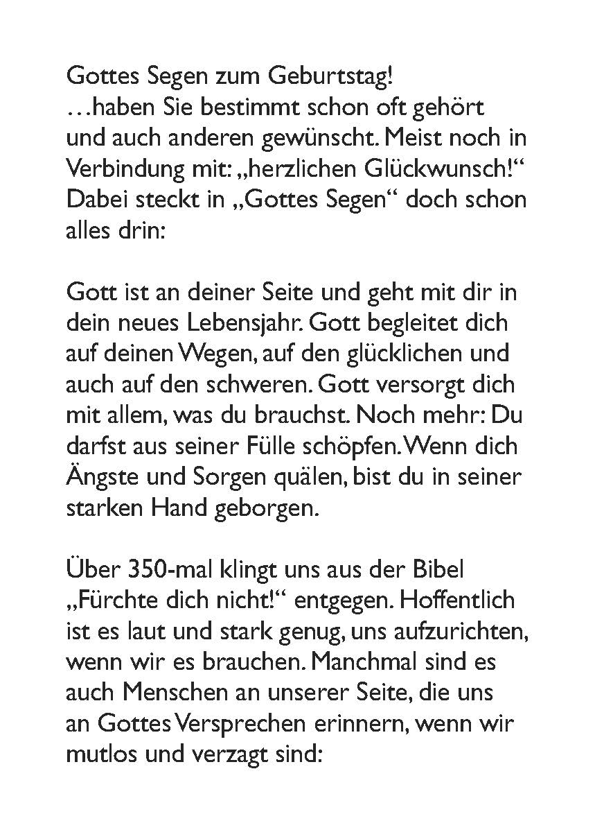 Mit herzlichen Segenswünschen 2027