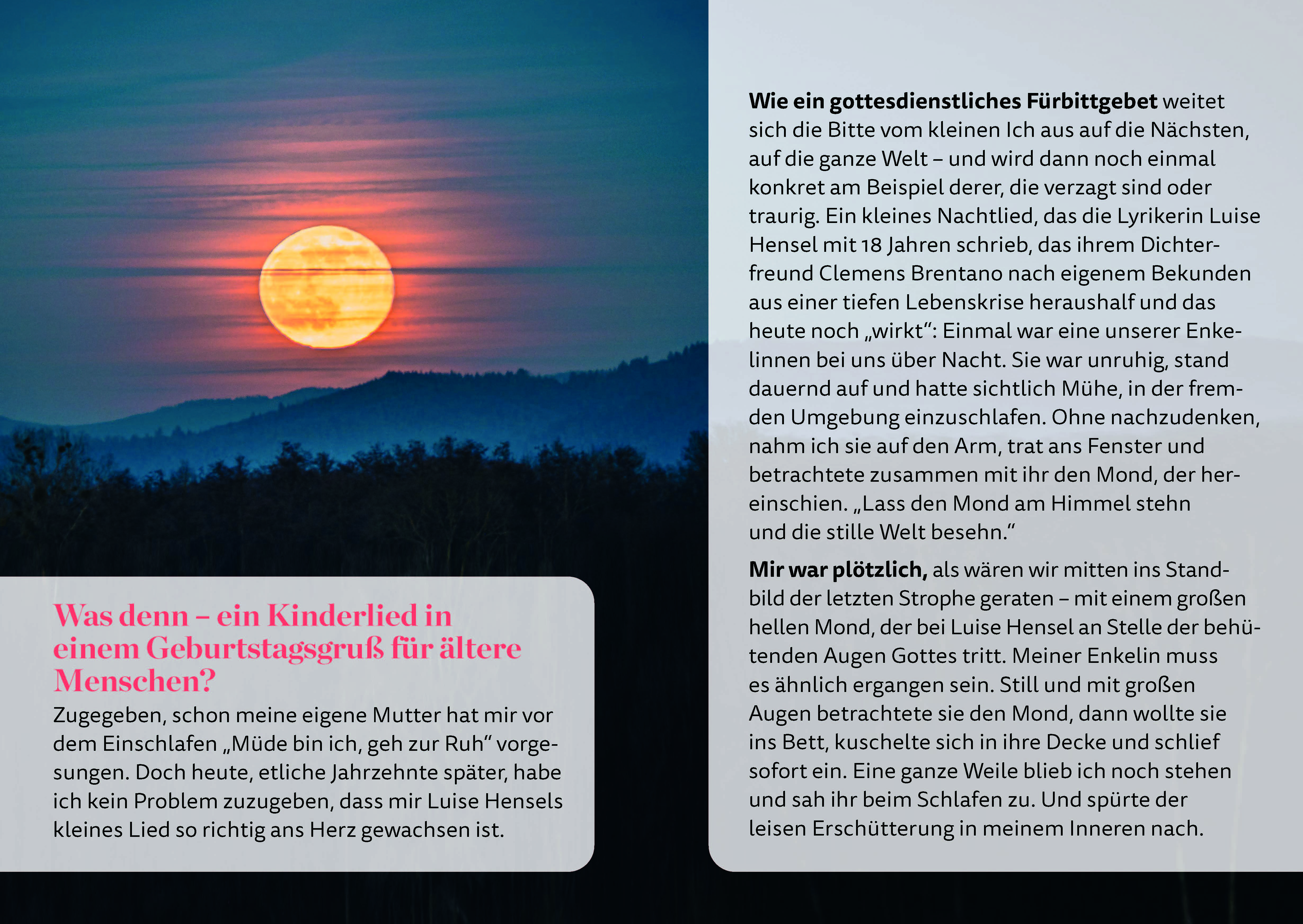 Licht aus sonnenhellen Tagen