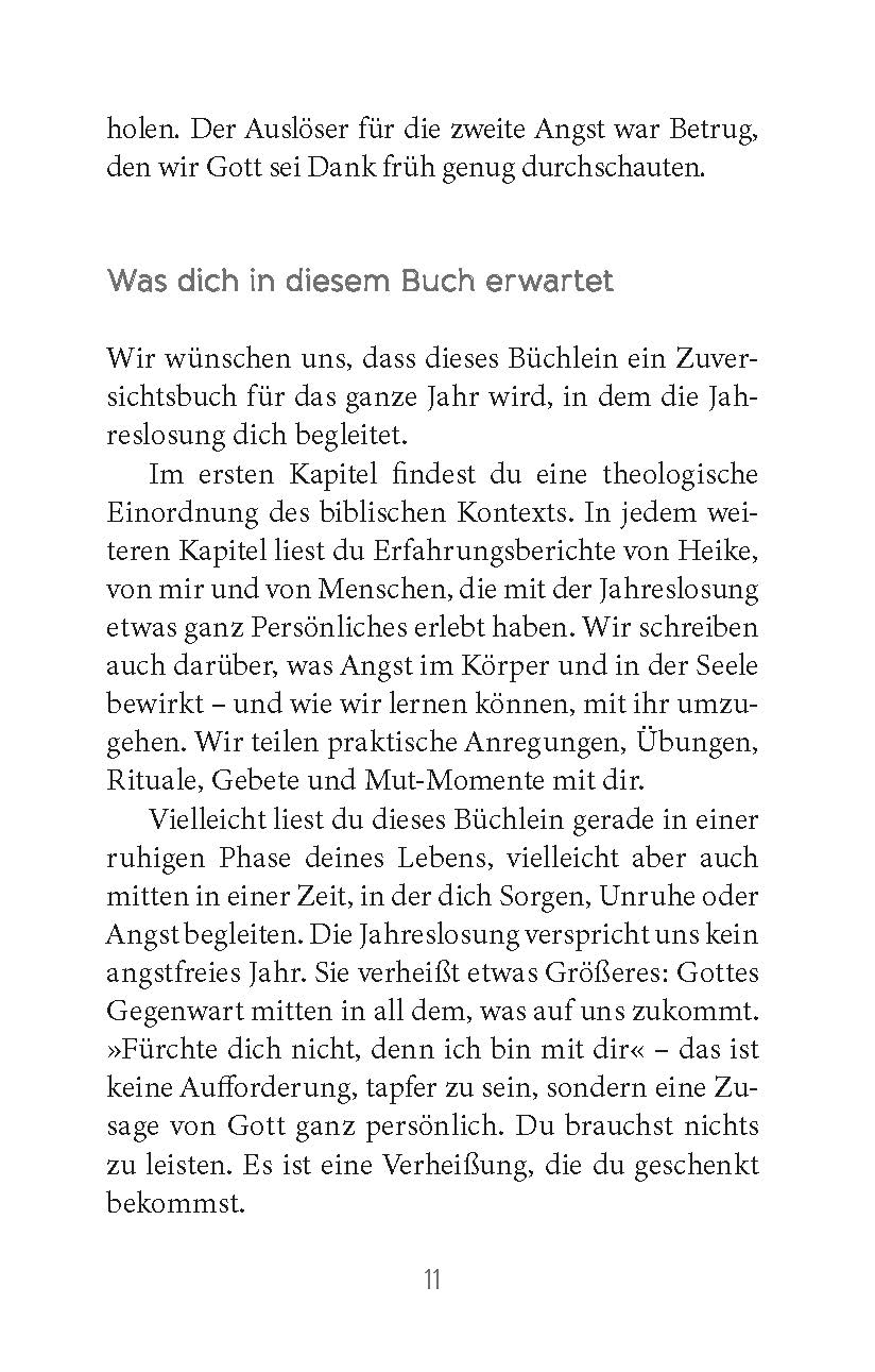 Fürchte dich nicht, denn ich bin mit dir