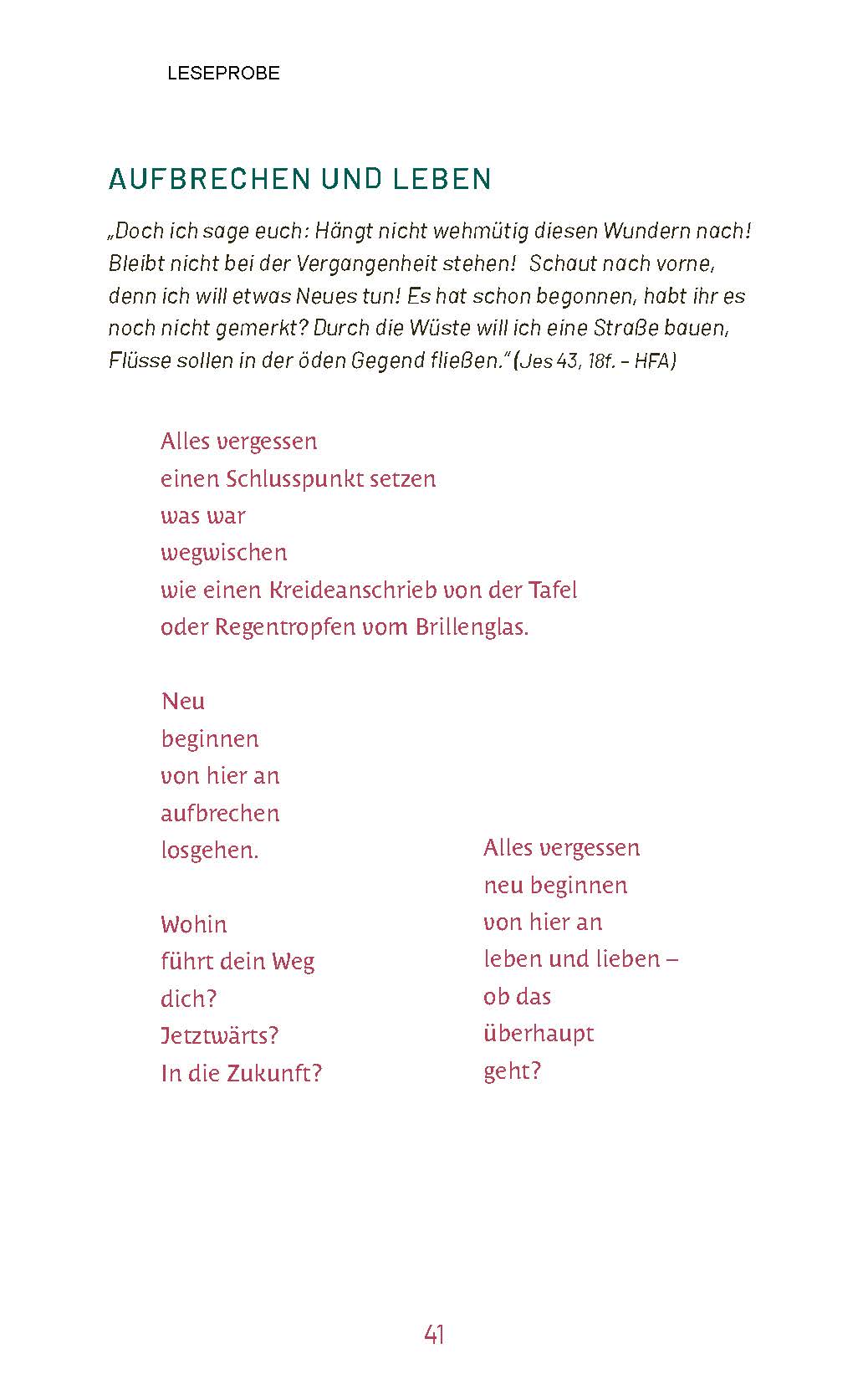Wenn das Leben Blüten treibt