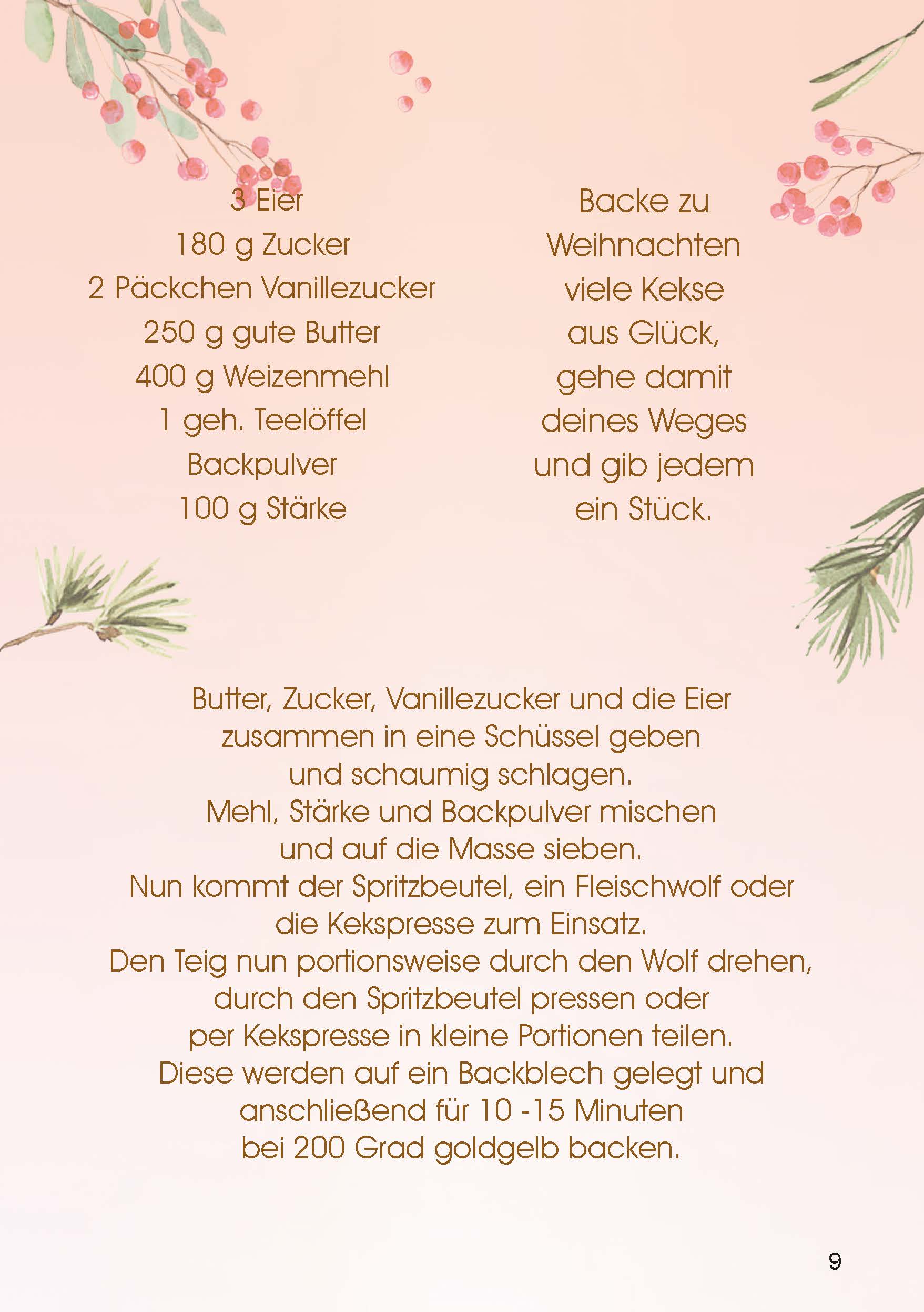 Besinnliches Backen zu Weihnachten