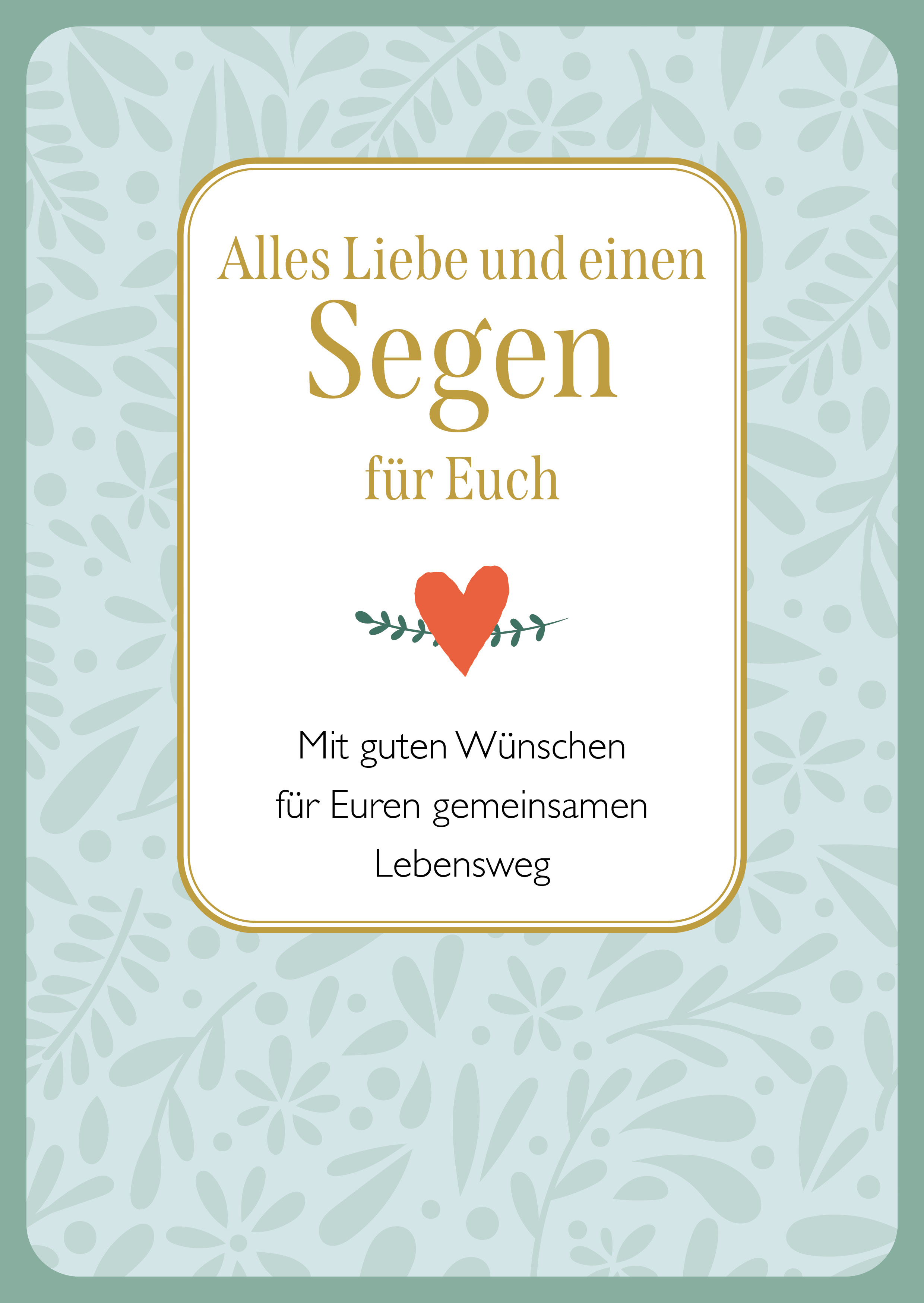 Segen für Euch