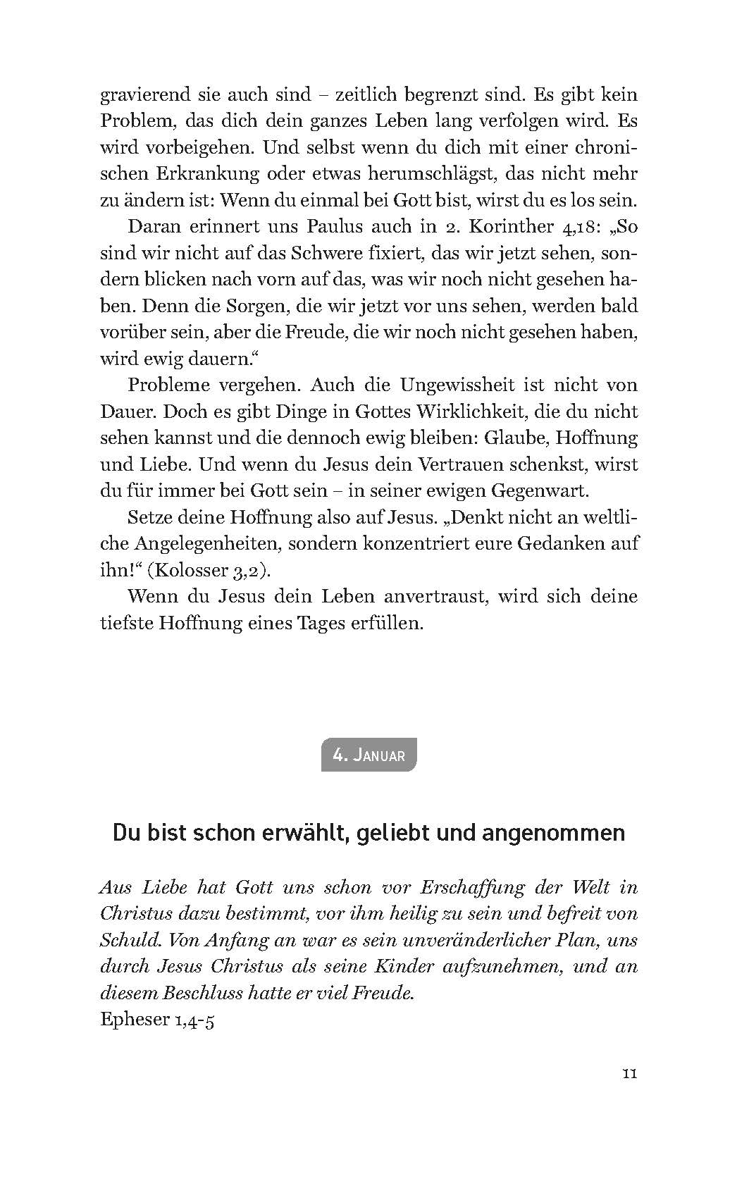 In deinen Händen liegt mein Tag