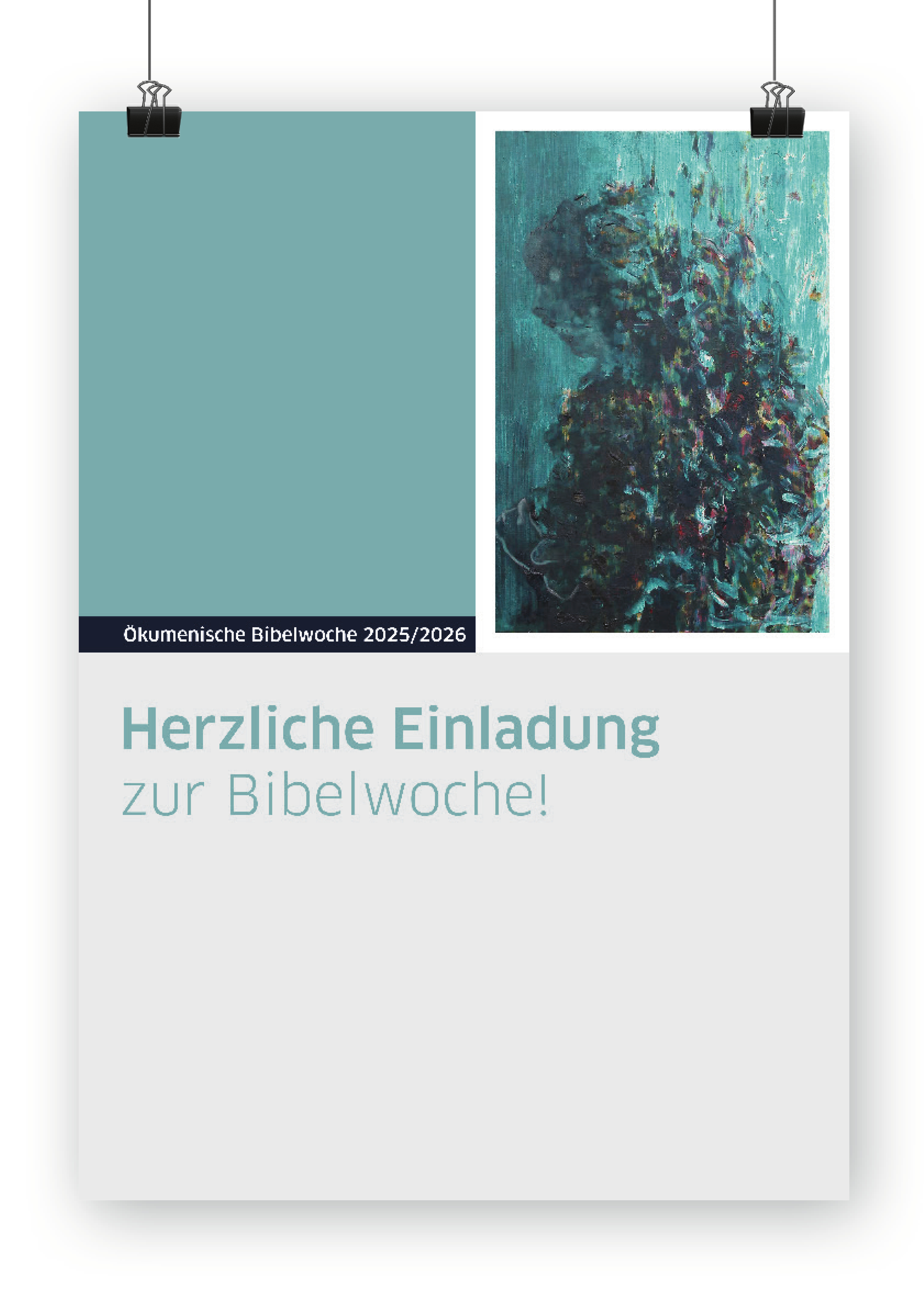 Plakat zur Bibelwoche 25/26