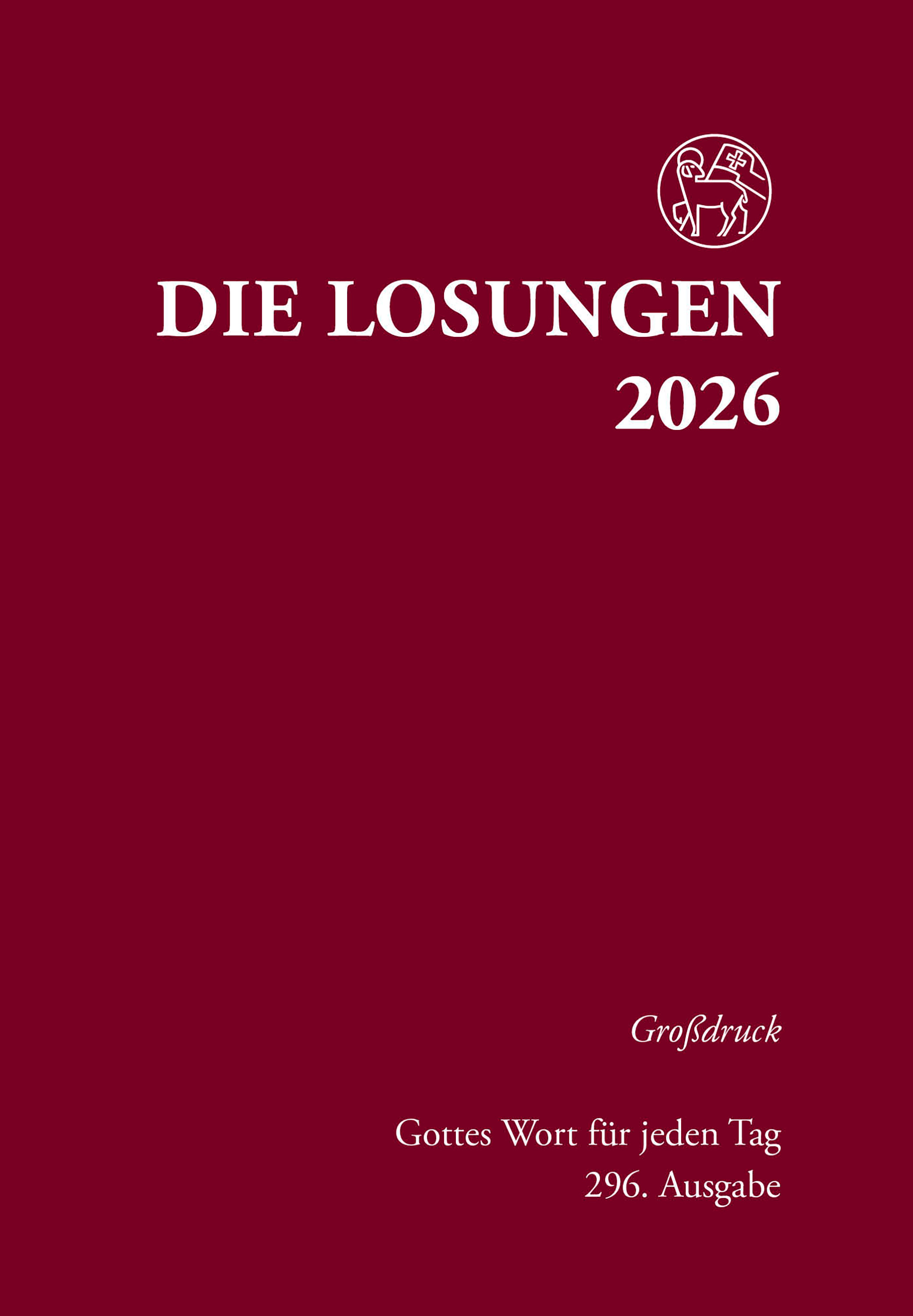 Losungen 2026 Grossdruckausgabe geb.