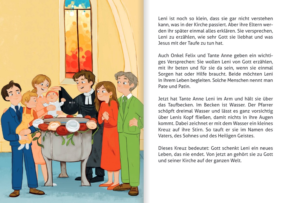 Linus´ Schwester wird getauft