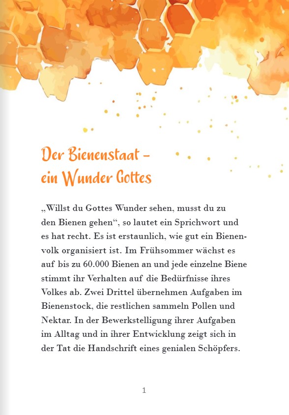 Und diese Biene, die ich meine....