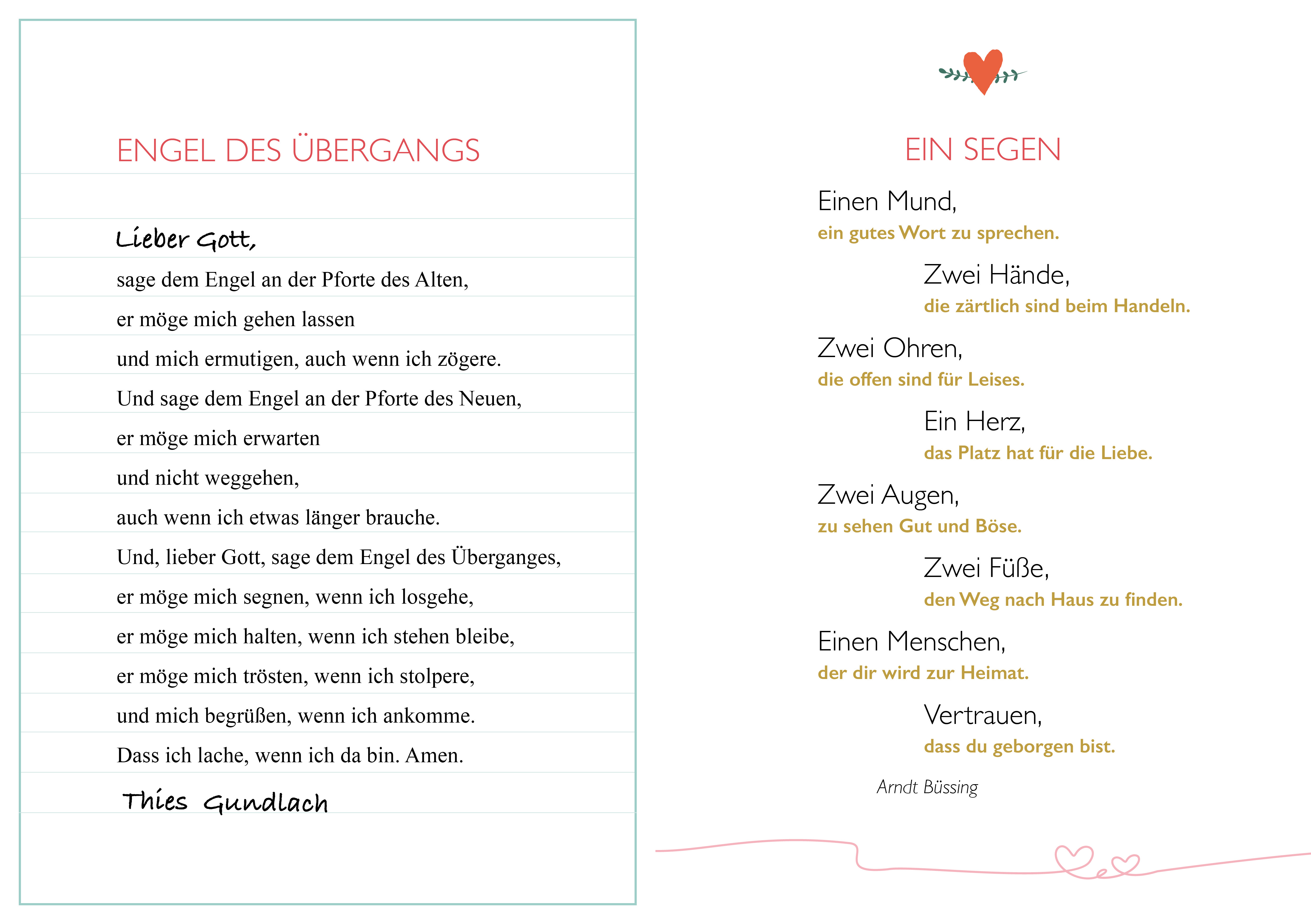 Segen für Euch