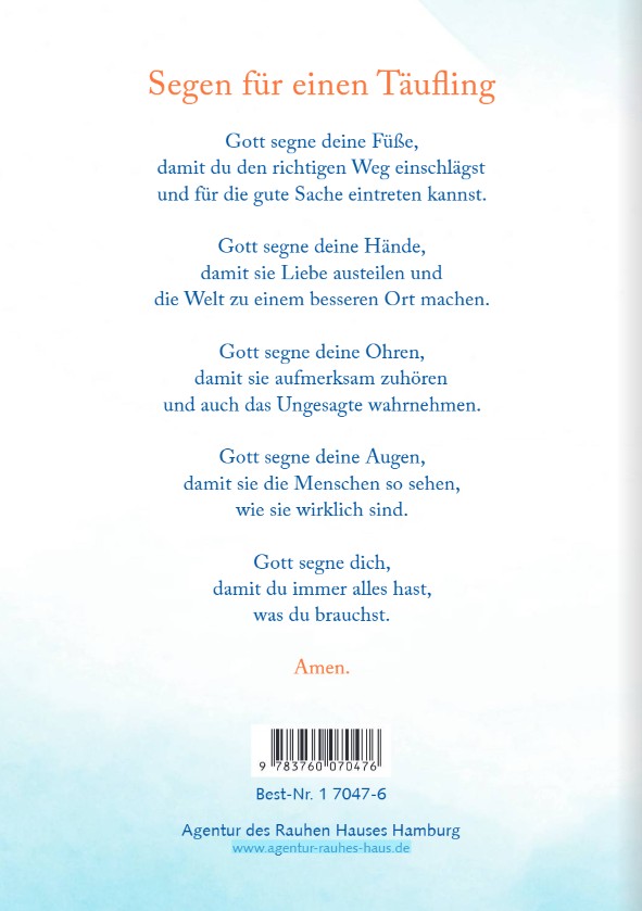 Patenbüchlein - Regenbogen 10er VE