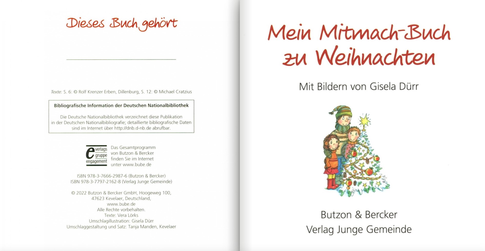 Mein Mitmach-Buch zu Weihnachten
