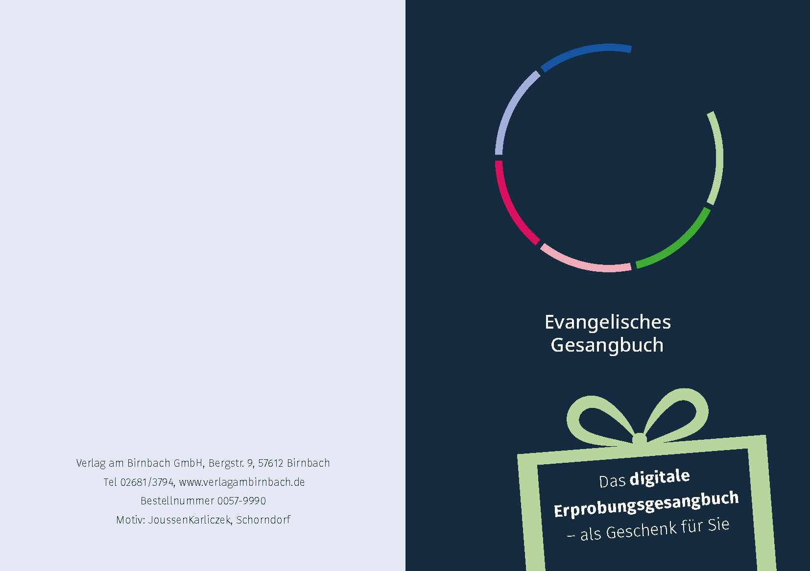 Erprobungsgesangbuch - Code Bundel 10er