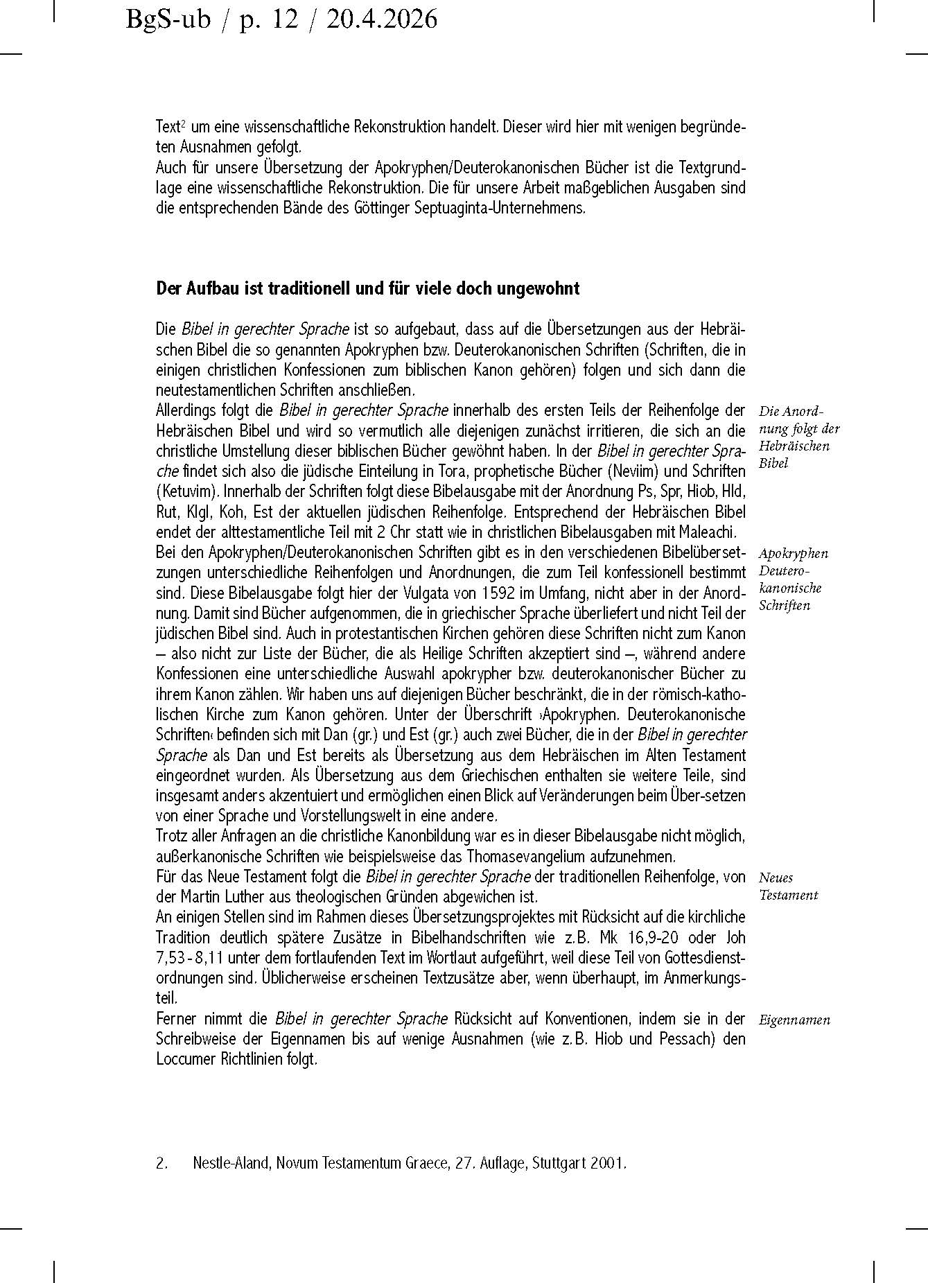 Bibel in gerechter Sprache