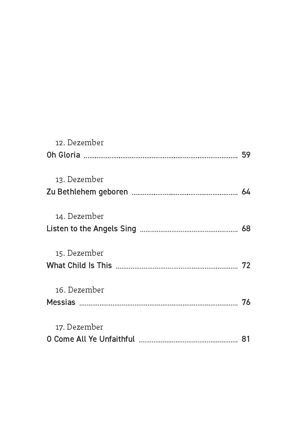 Der Klang von Weihnachten
