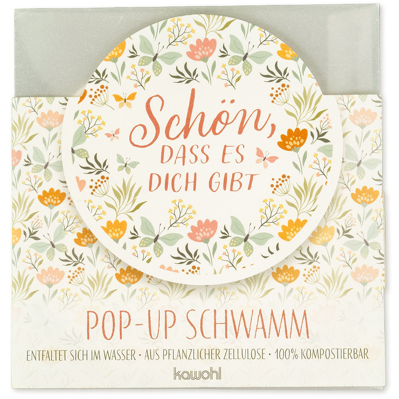 Pop-up Schwamm - Schön, dass es dich gibt