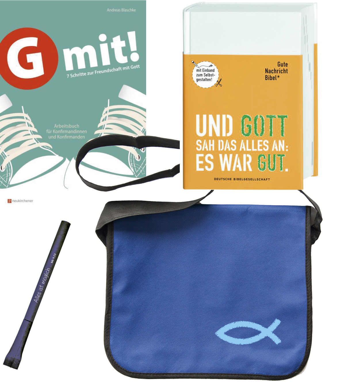 32-teiliges Christliches Geschenkset - Notizbücher & Stifte Mit Bibelversen, Perfekt Für Kirche, Schule & Inspiration