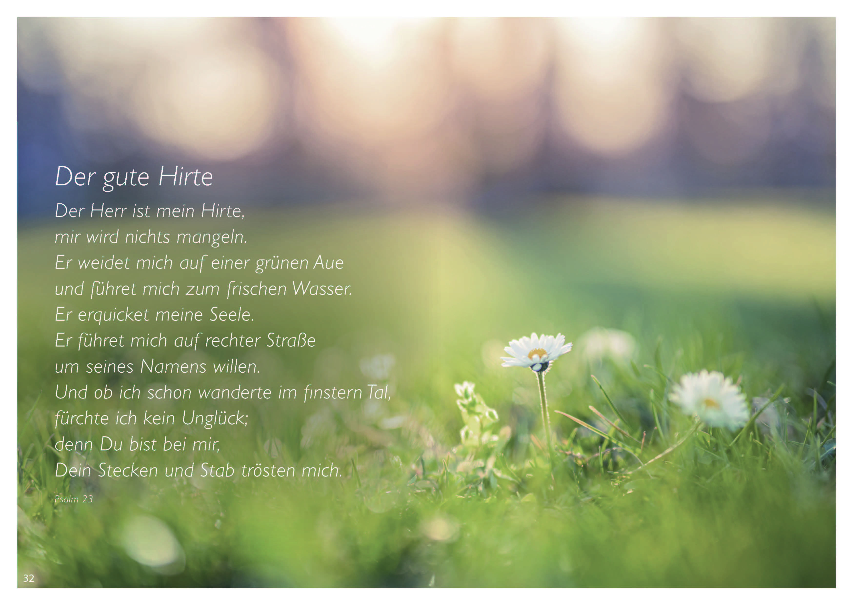 Trauerbroschüre - Abschied