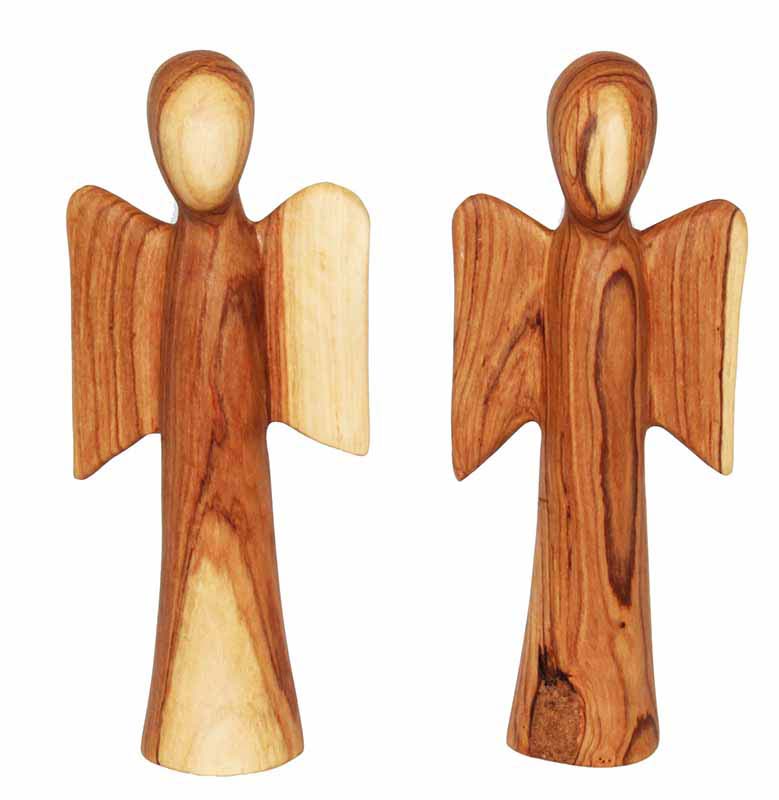 Handschmeichler Engel Olivenholz