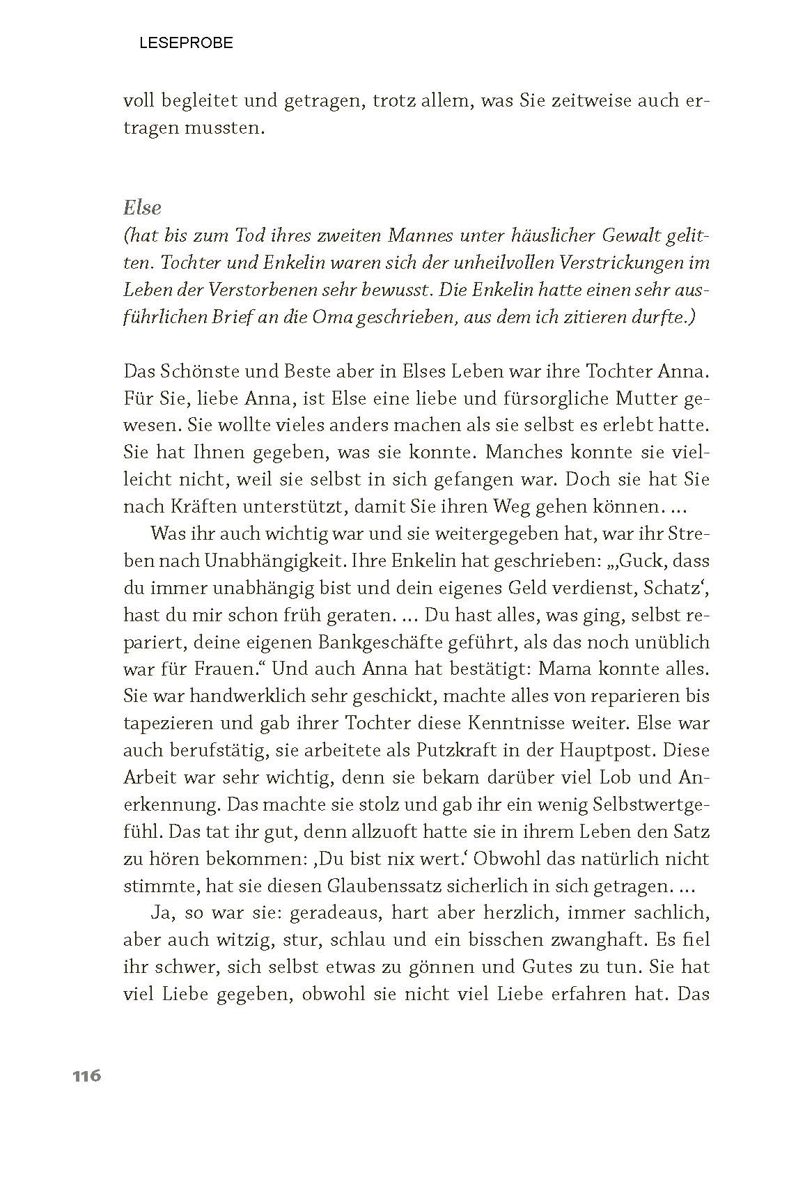 Individuell.Liebevoll.Wertschätzend