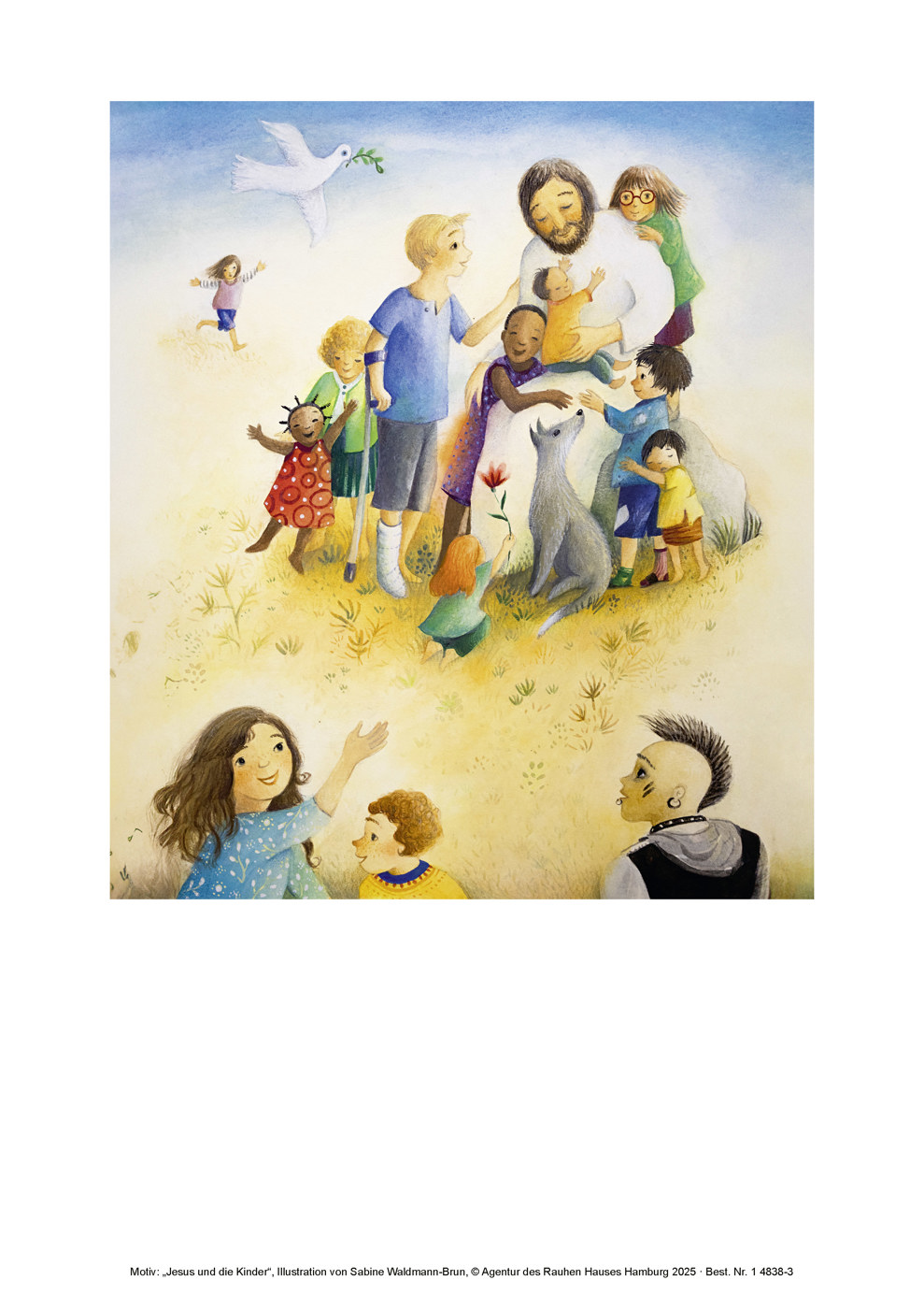 Einlegeblatt - Jesus und die Kinder