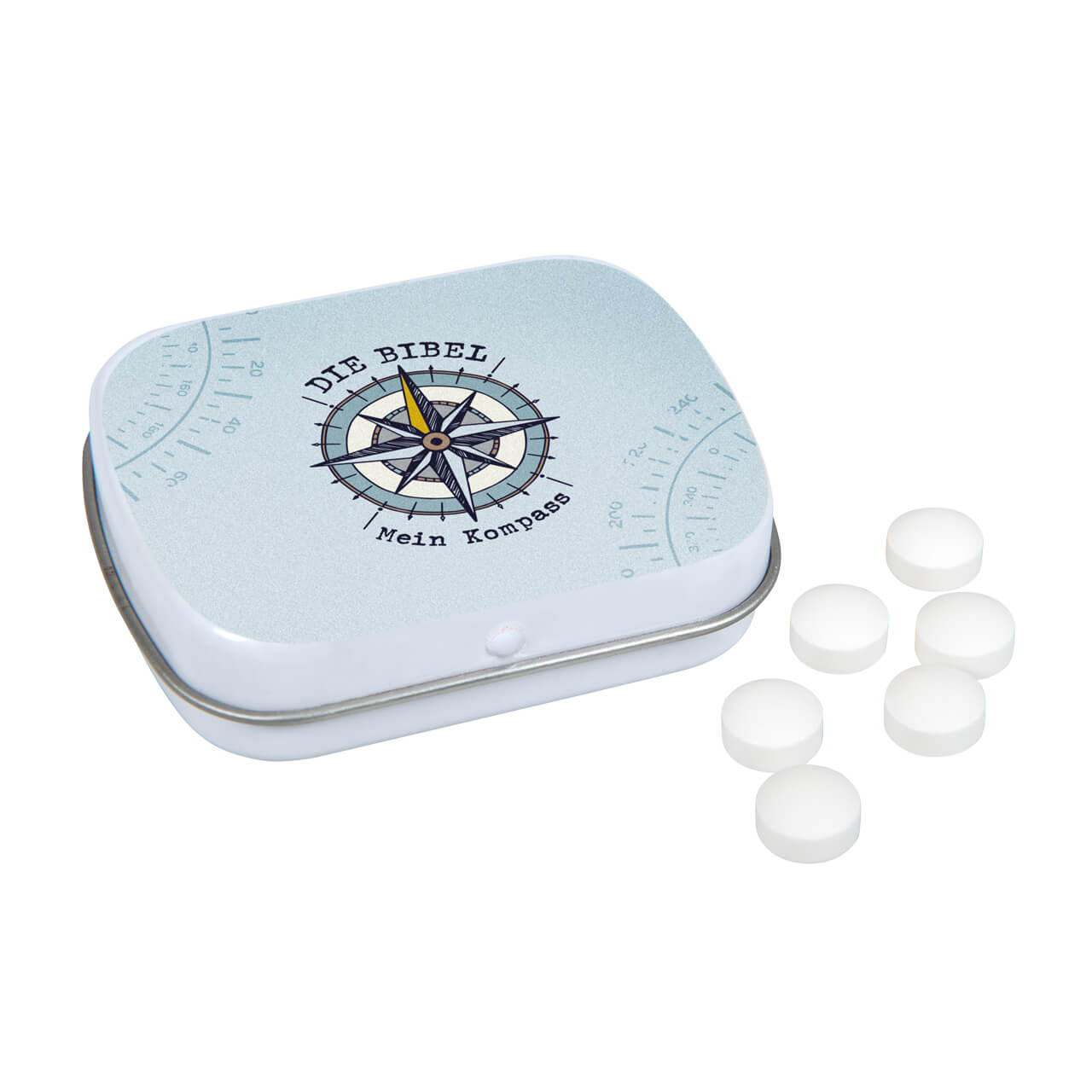 Pfefferminz-Dose Kompass