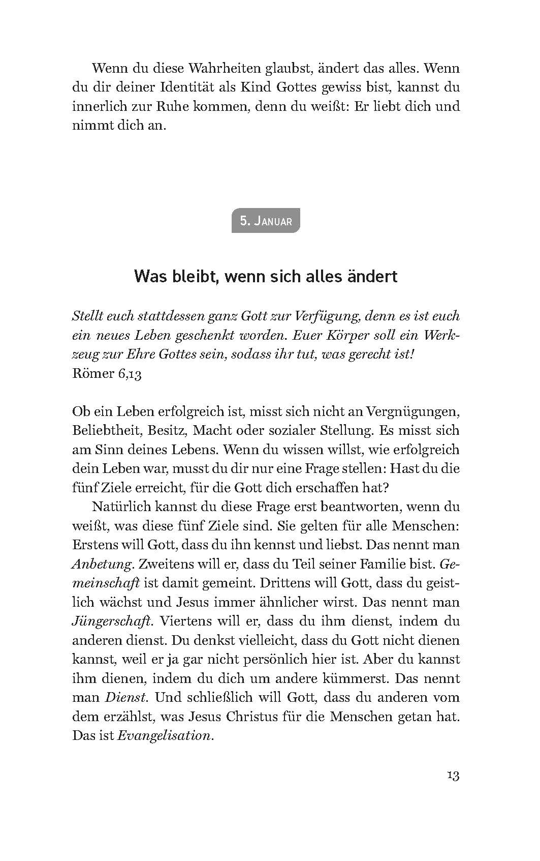 In deinen Händen liegt mein Tag