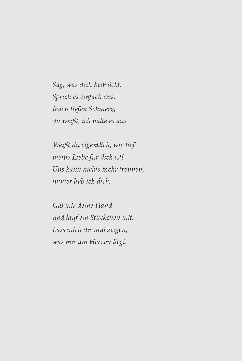 Denn du schützt mich