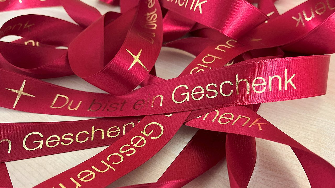 Geschenkband - Du bist ein Geschenk