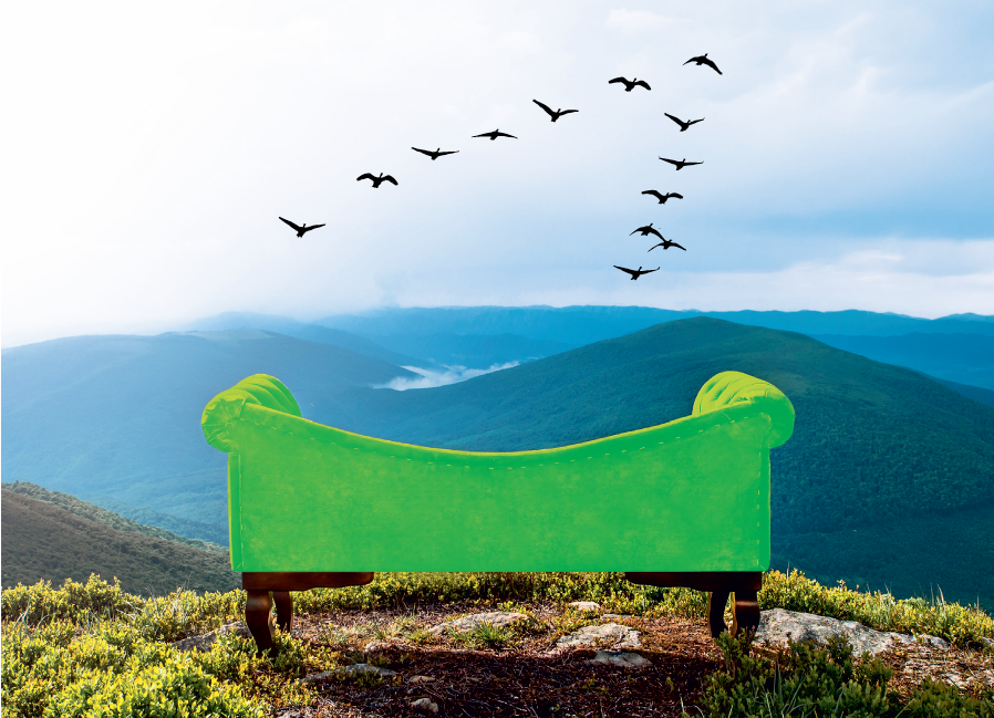digitale Karte -Sofa
