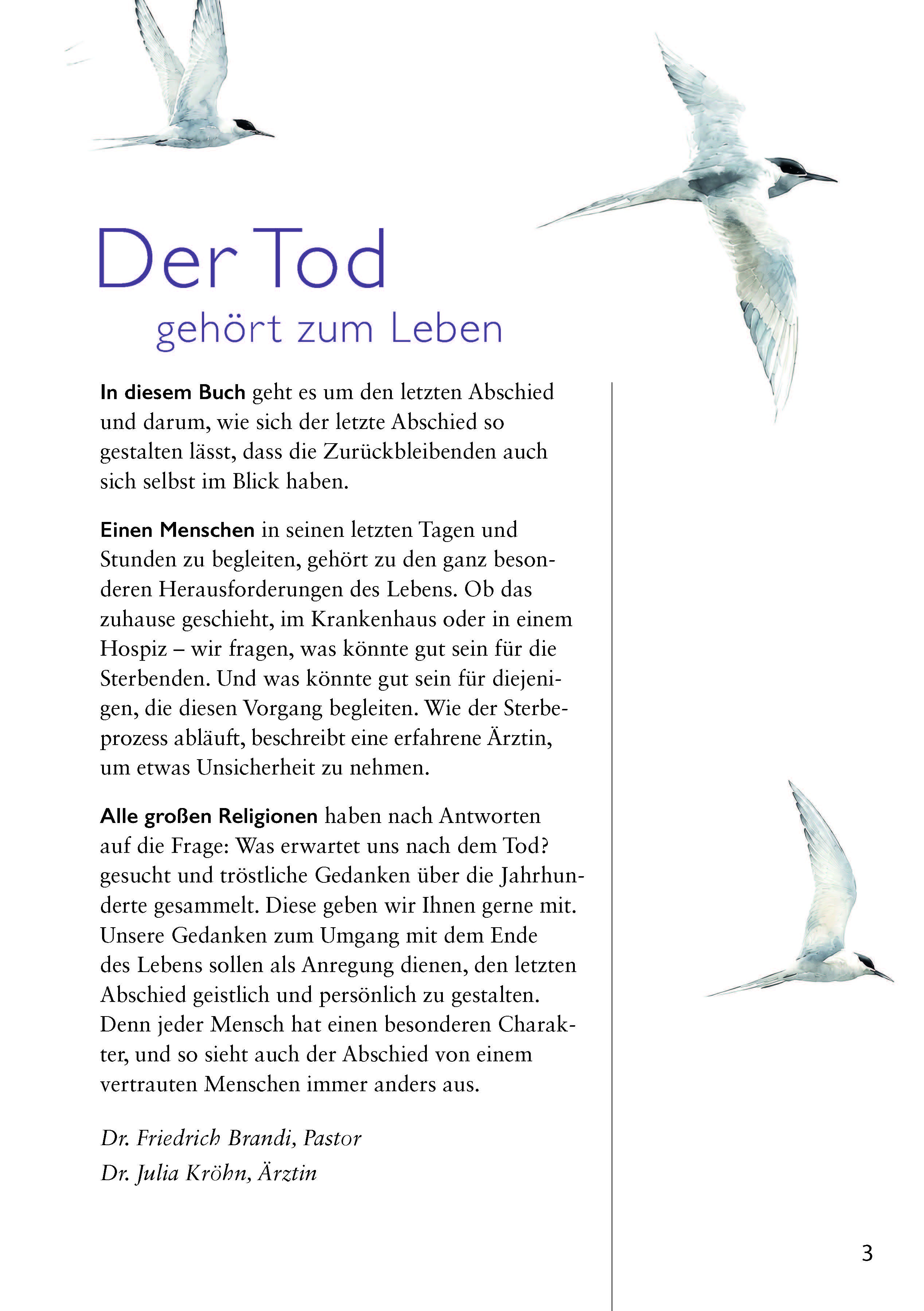 Trauerbroschüre - Abschied