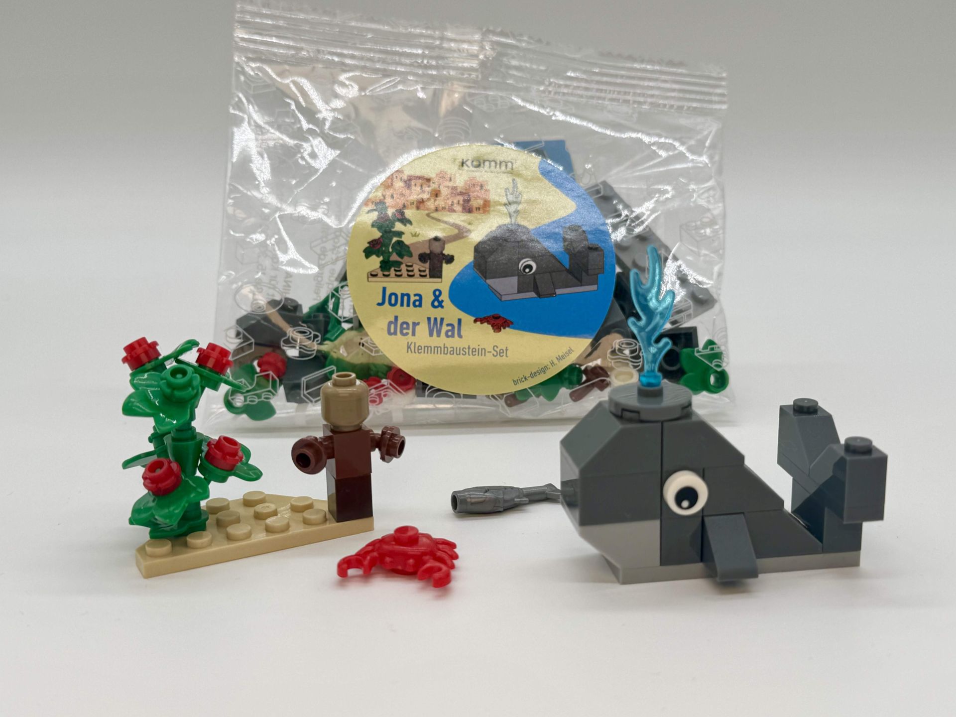 Jona und der Wal - Klemmbausteine
