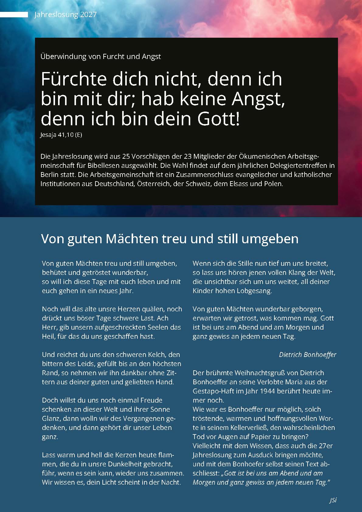 Weihnachtsbotschaft 2026