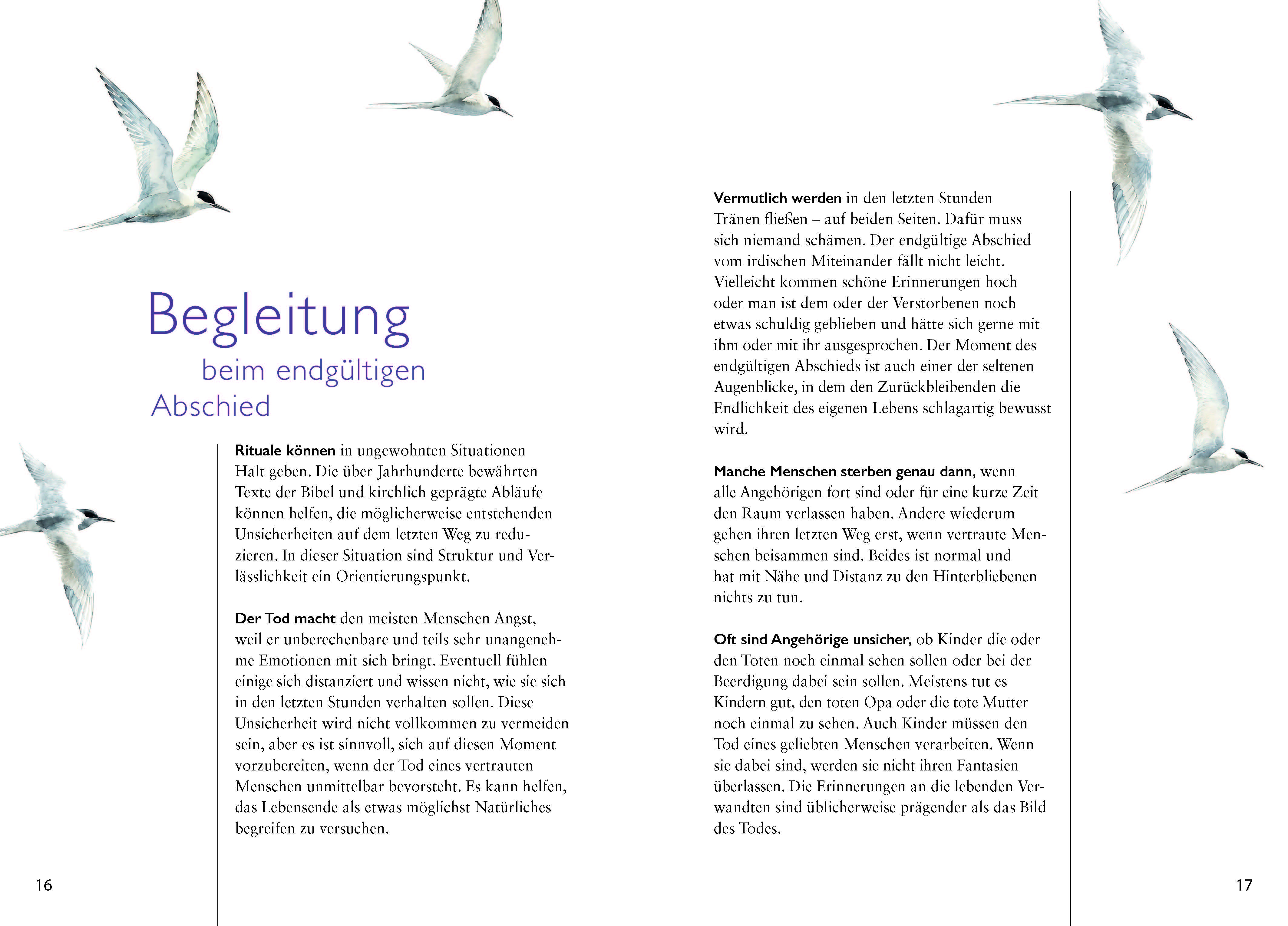 Trauerbroschüre - Abschied