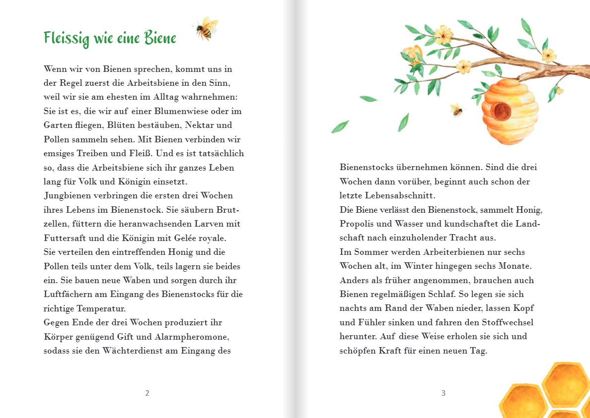 Und diese Biene, die ich meine....