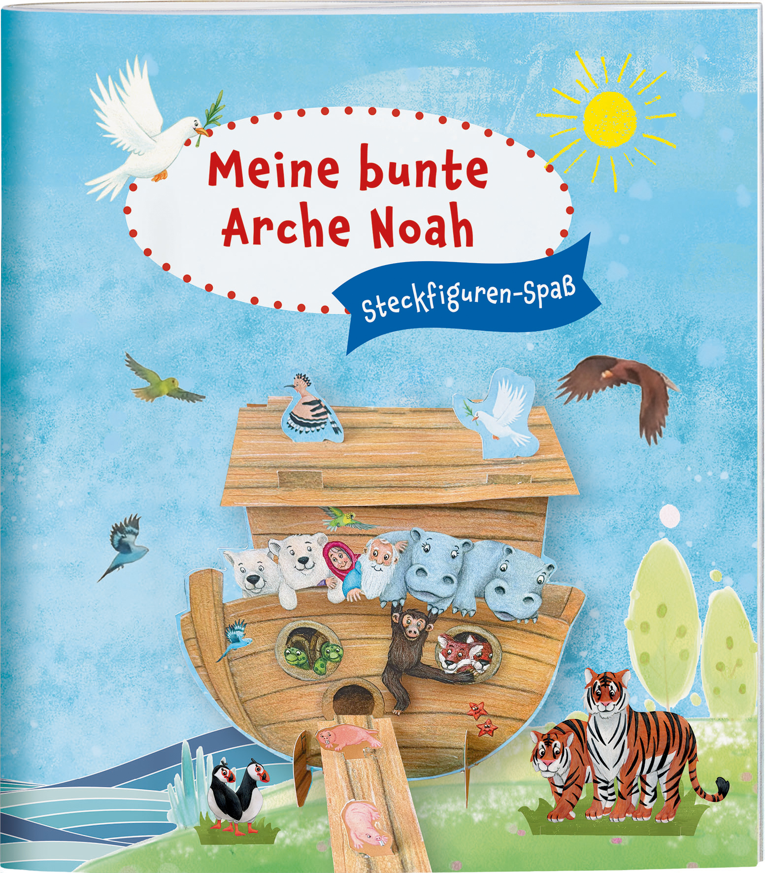 Meine bunte Arche Noah - Steckfiguren-Spaß