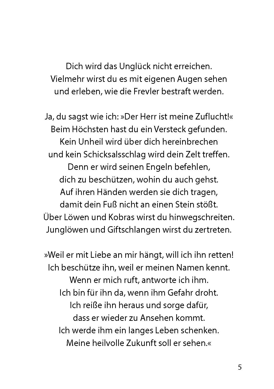Meine Zuflucht und mein Schutz