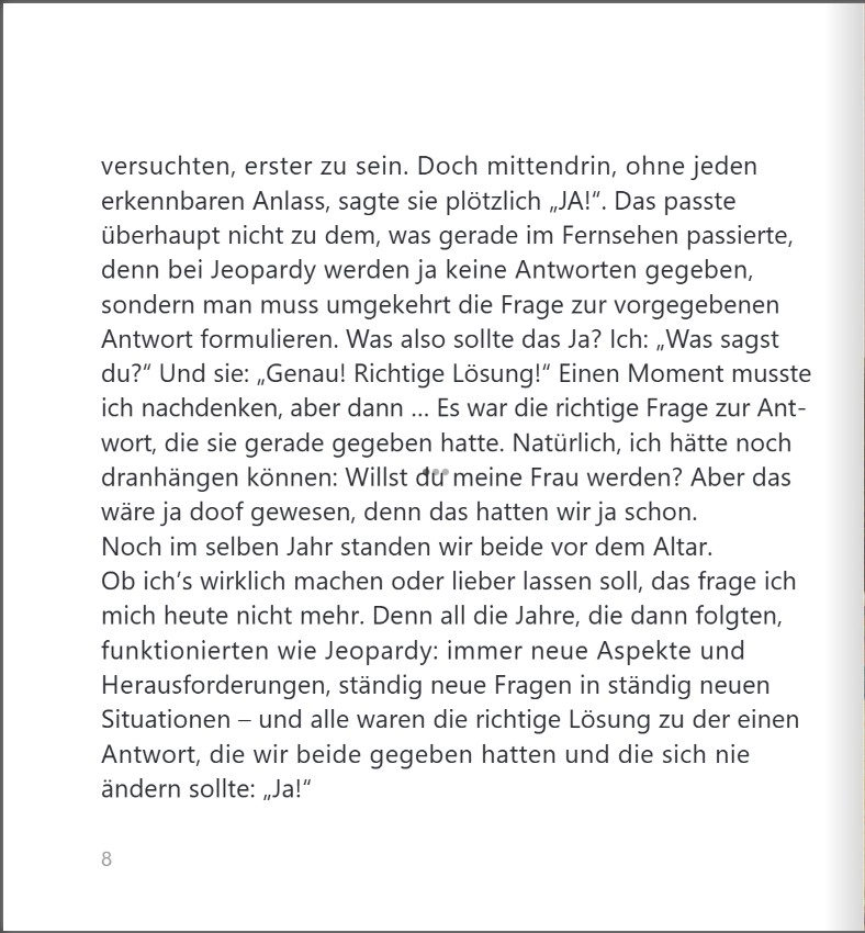 Ich sage JA