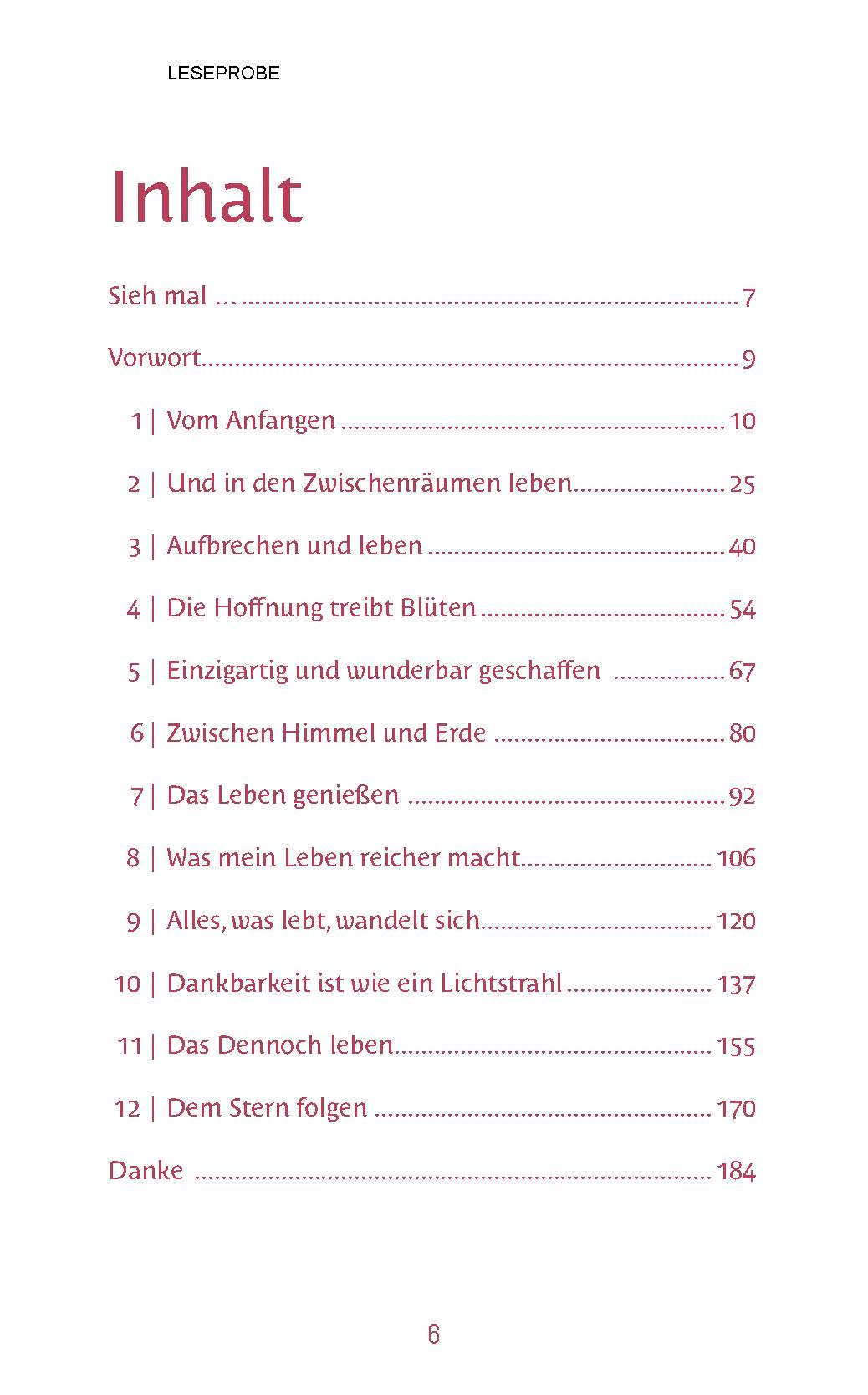 Wenn das Leben Blüten treibt